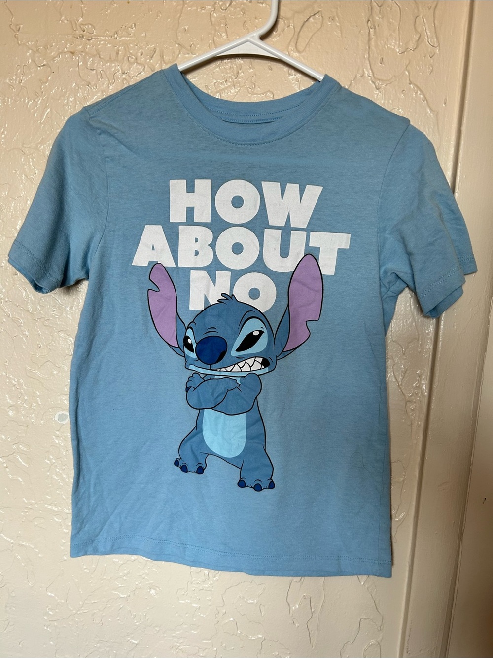 Disney Light Blue Kids Stitch Graphic Tee